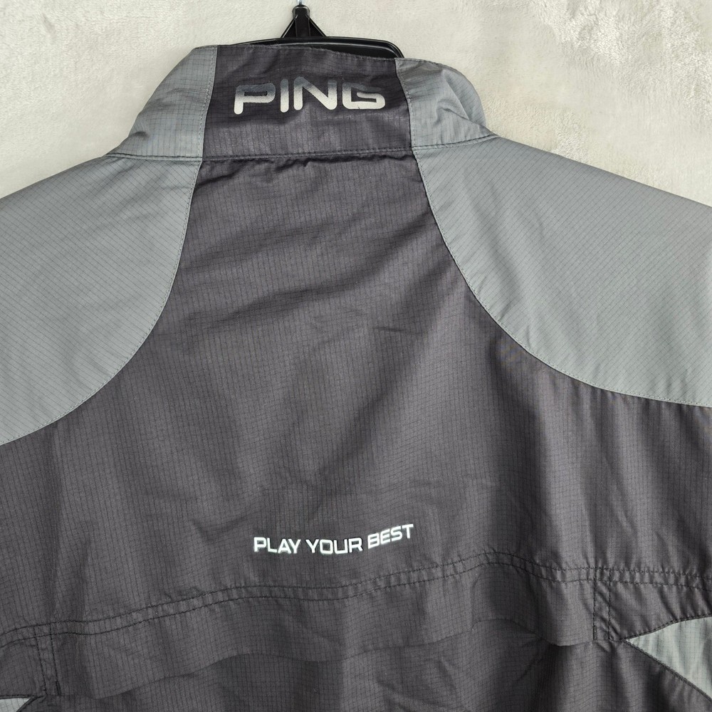 Ping Performance Baylor Bears Golf Pullover Jacket XL Quarter Zip Short Sleeve