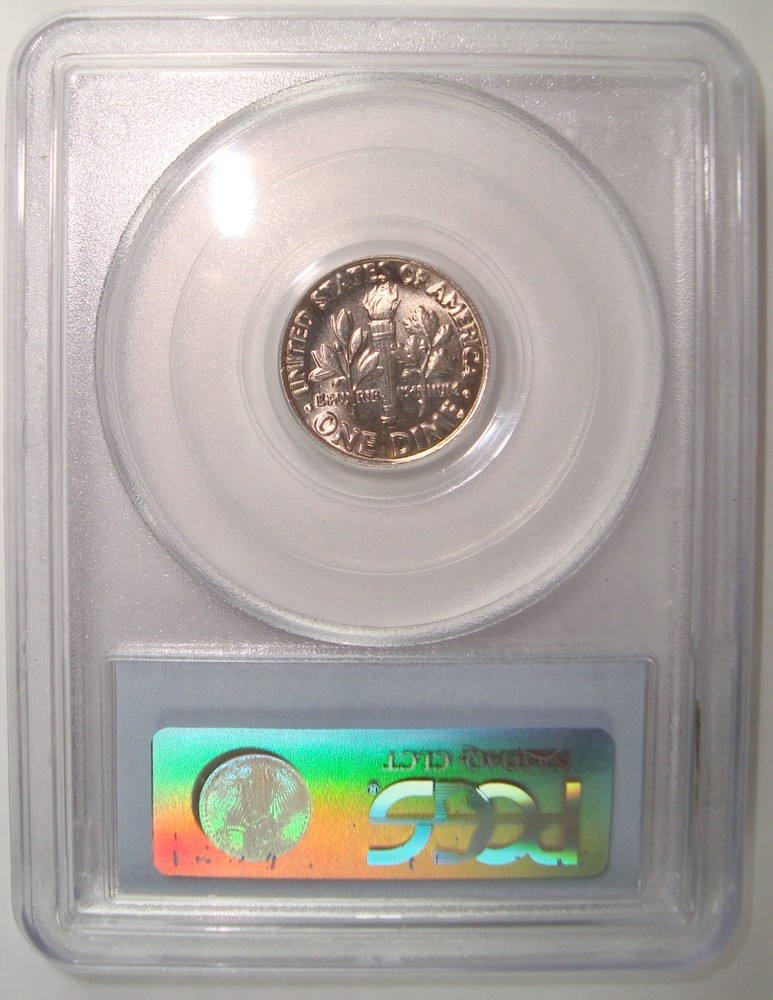 1982 No P Mintmark Roosevelt Dime Error, Strong Strike PCGS MS65 FB