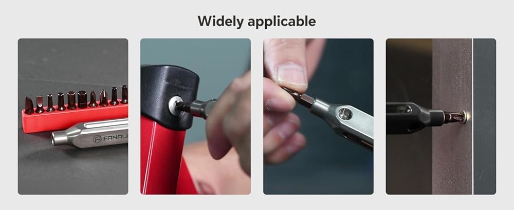 Titanium Small EDC Multi Bit Poet Screwdriver, Profal Grade