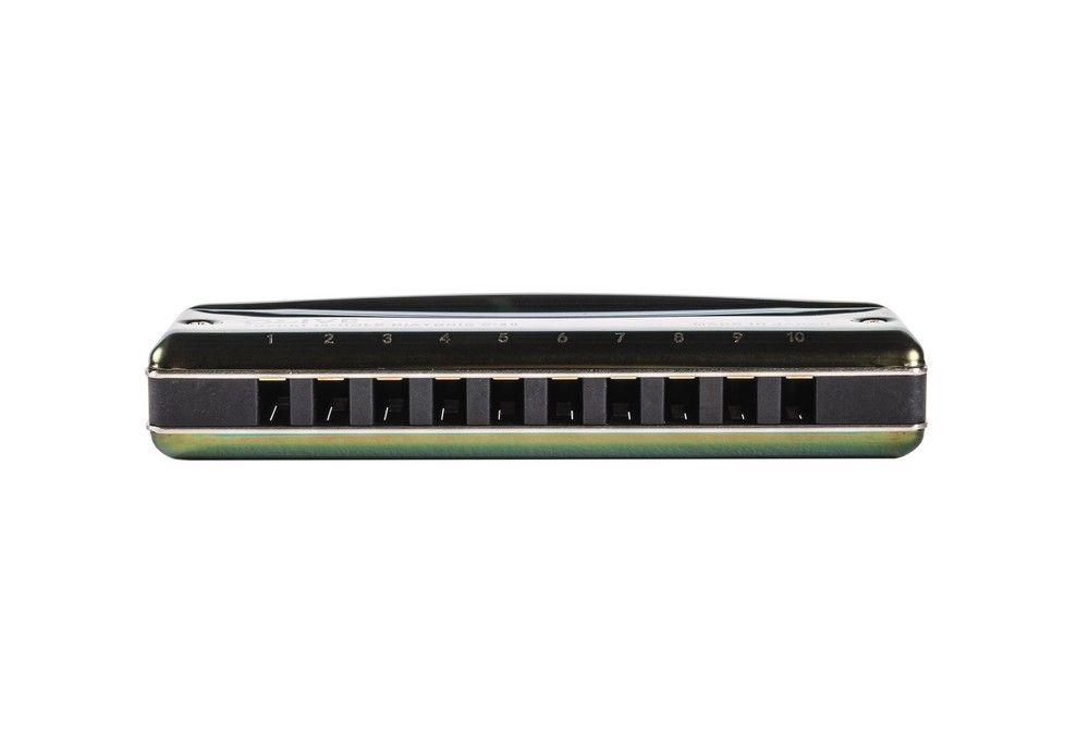 Suzuki C-20-D Olive Harmonica. Key of D