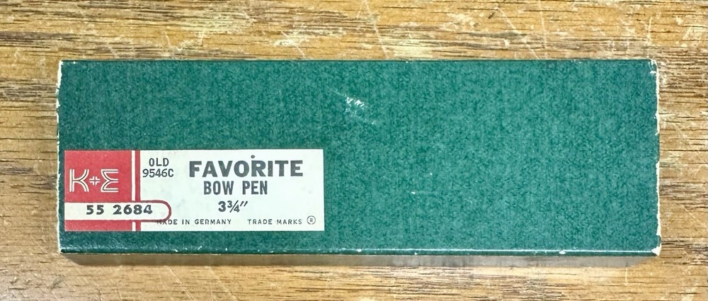 Keuffel Esser K E Favorite Bow Pen 55 2684 Germany NOS Drafting Engineering Tool