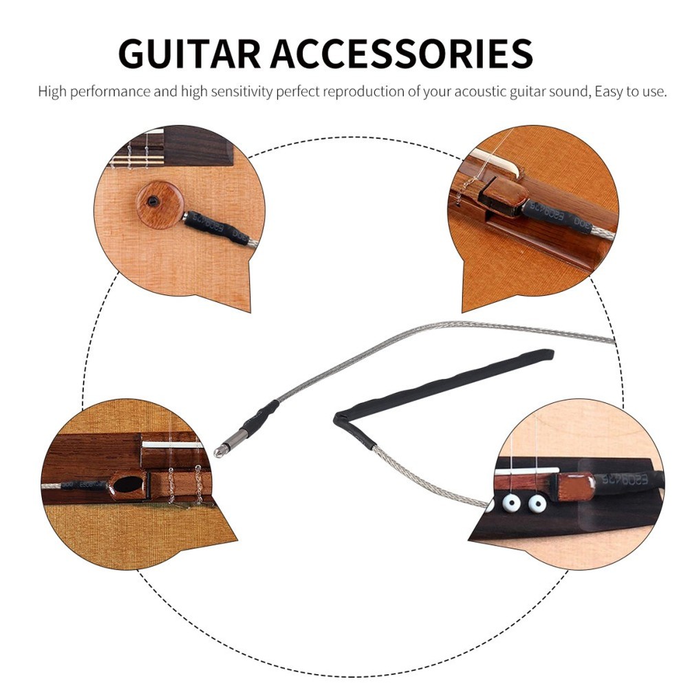 Guitar Pickup Stick Undersaddle Classical Acoustic Pickups Ceramic