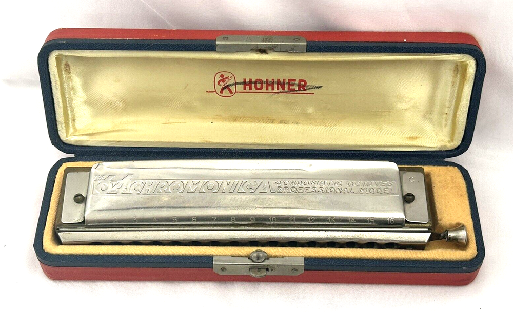 The 64 Chromonica 4 Chromatic Octaves Professional Model HOHNER Harmonica