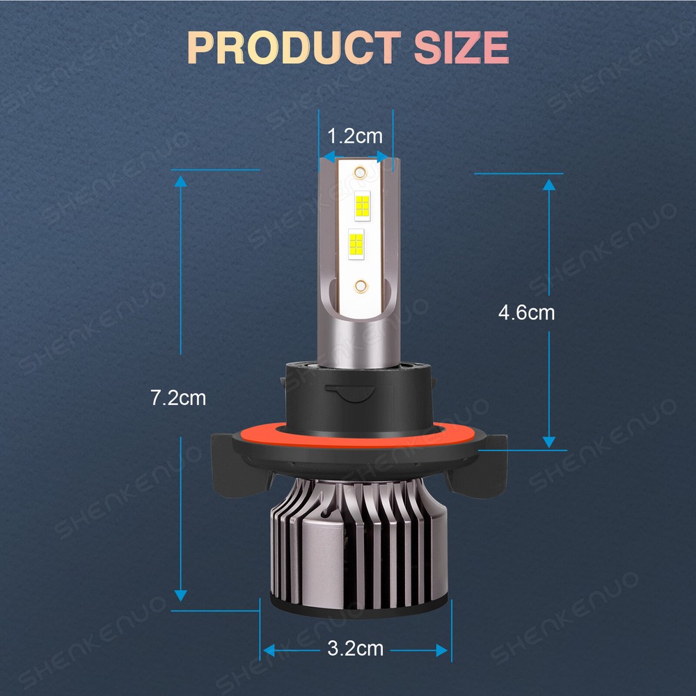 FOR 2022 Ski Doo Gen4 Gen 2PCS LED Headlight UPGRADE Conversion Kit Plug & Play