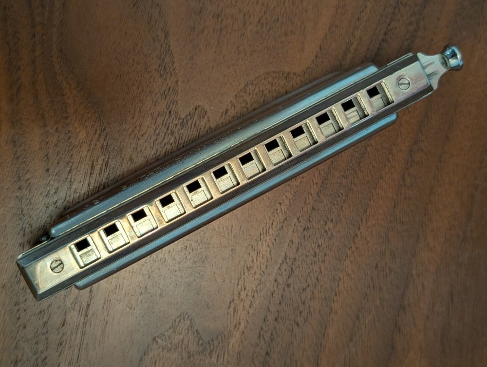 Hohner Super Chromonica Chromatic Harmonica 270 / Key C Germany Original Case