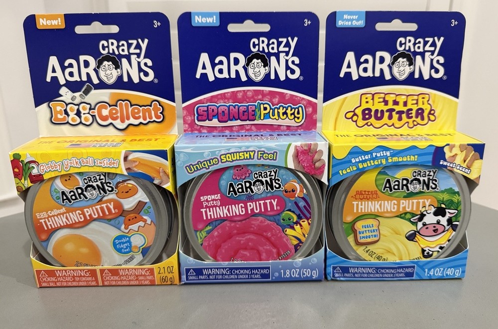 Crazy Aaron'sThinkingEgg-Cellent(6) BetterButter(6)&Sponge(4)Msg to request type