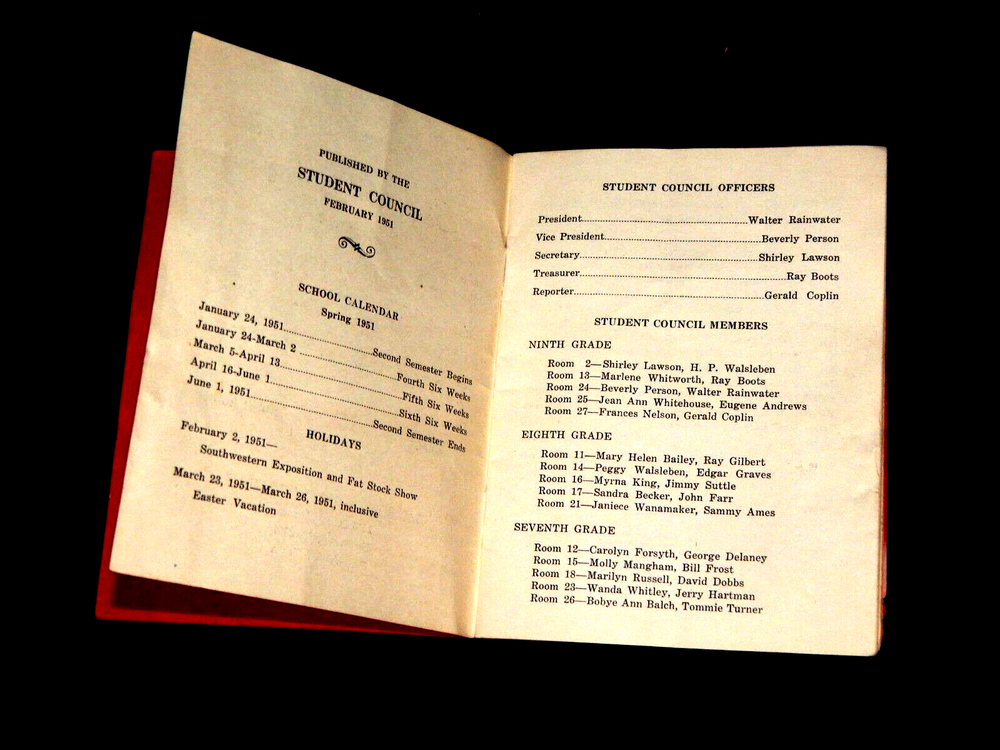 1951 Daggett Junior High School Student Directory