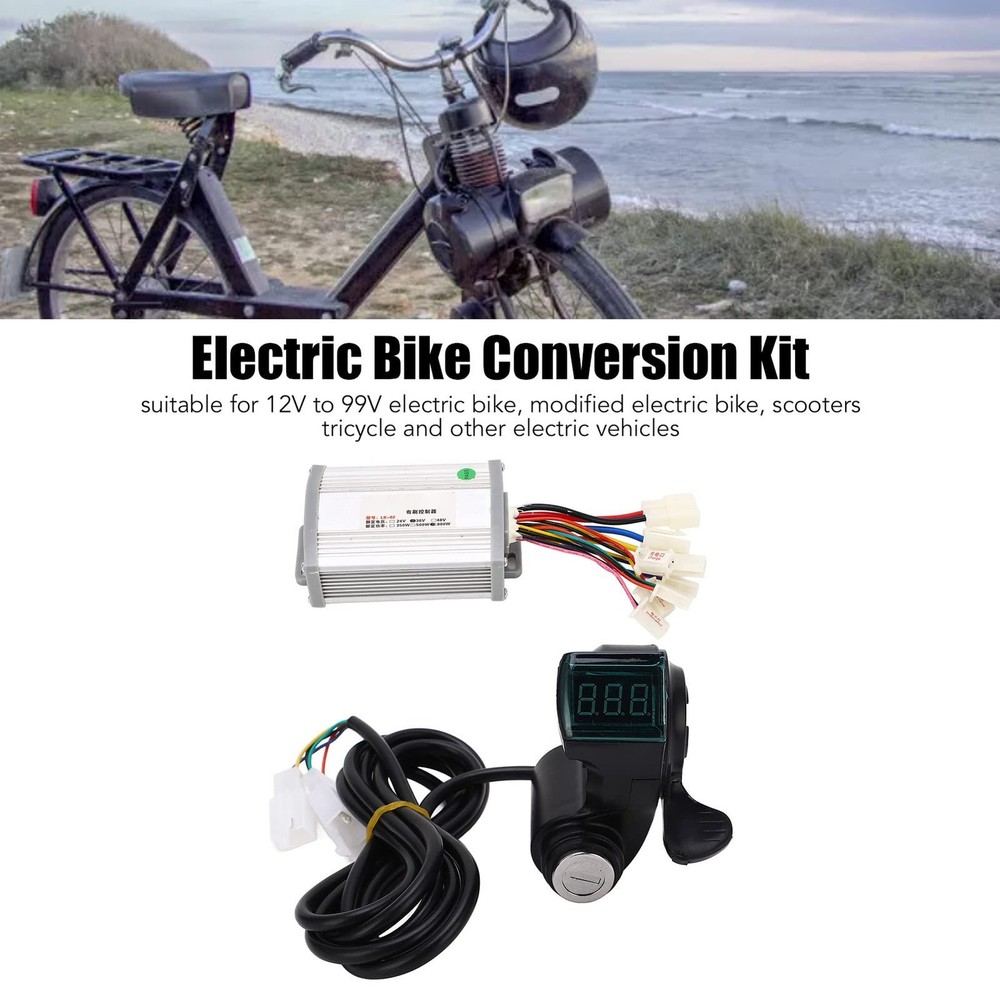 Controller Kit, Stable Speed 36V 800W Brush Motor Controller Easy Installatio...