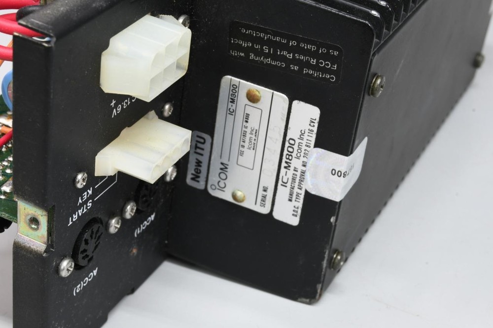 COMPLETE REAR PANEL with PA BOARD for ICOM IC-M800 #B2
