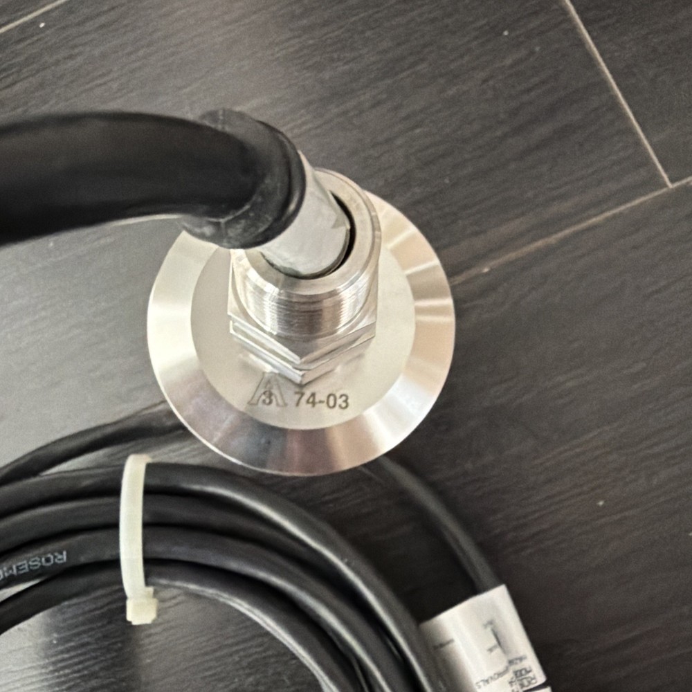 Rosemount 225-07-54 Analytical Toroidal Conductivity Sensor Flanged Base & Cable