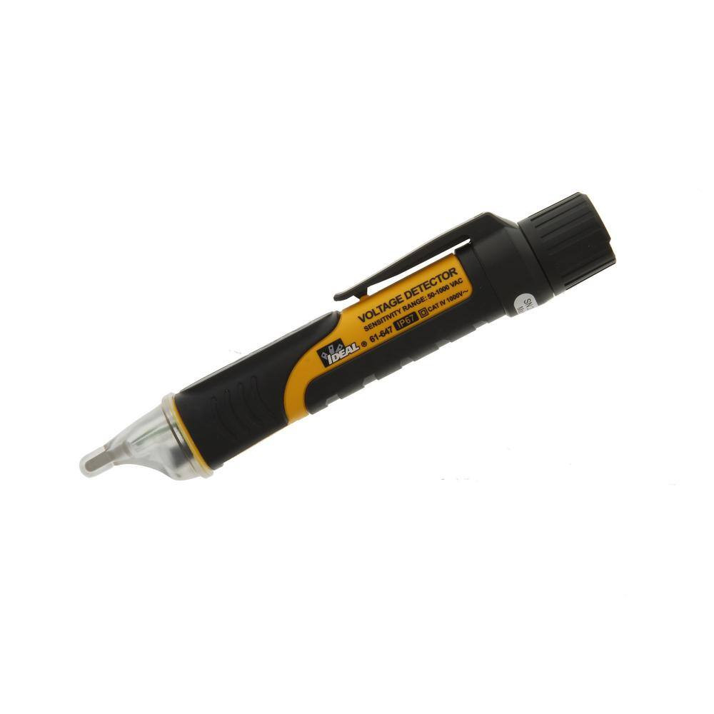 Single Range 50-Volt to 1000-Volt Non-Contact Voltage Sensor with Flashlight