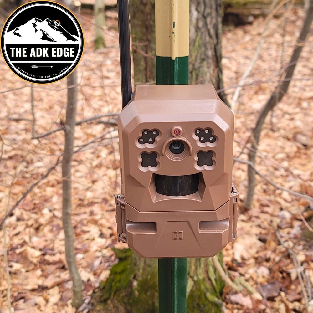 2-Pack T-Post Moultrie EDGE Trail Camera Mount – USA-Made, Tool-less, Adjustable