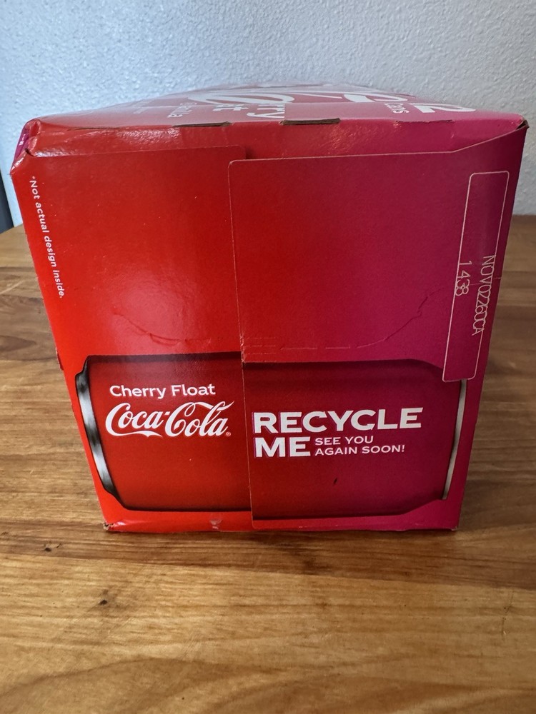 Coca-Cola CHERRY FLOAT 12 Pack 12oz Cans USA fridgepack Regular. New