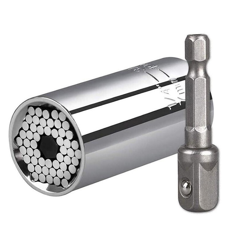 Universal SOCKET Wrench Tool 1/4-3/4  7mm-19mm Magic Grip Alligator Adapter Set