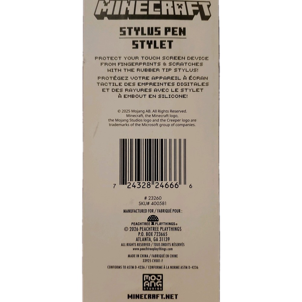 Minecraft Stylus & Ballpoint Pen
