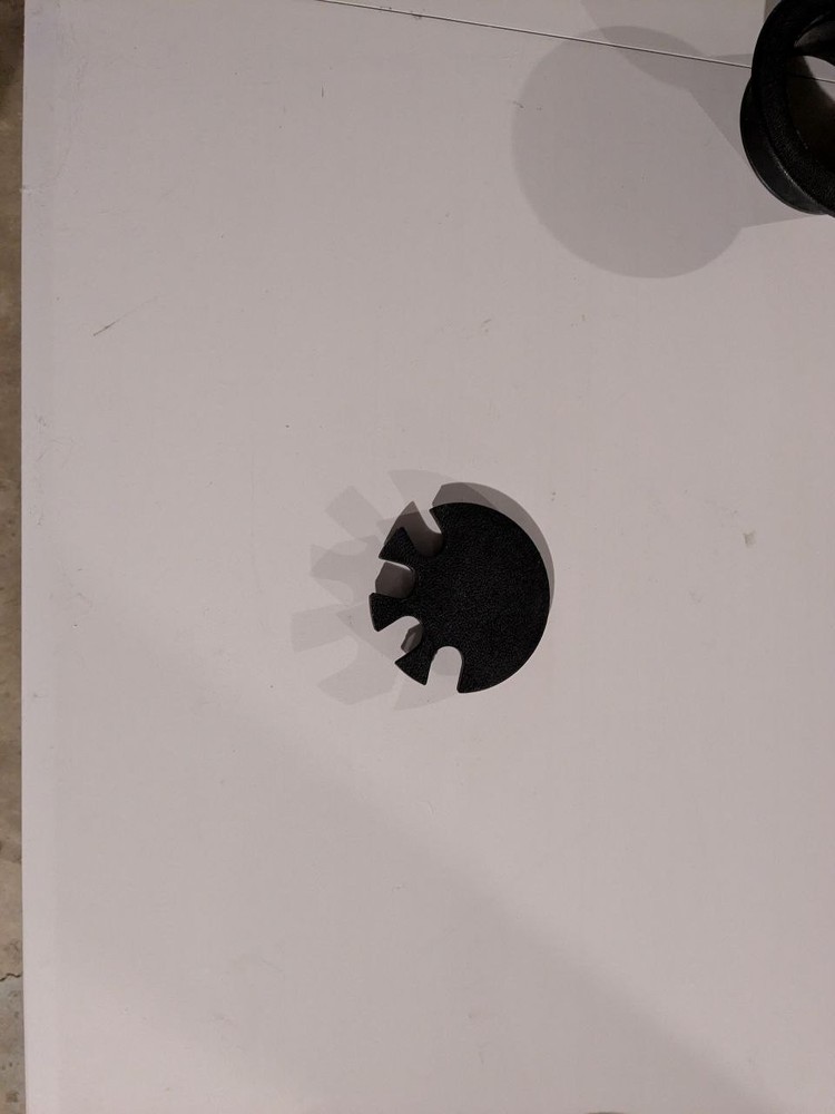 4" raised floor grommet