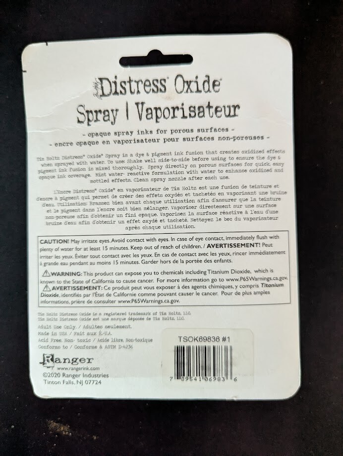 Ranger Distress Oxide Spray Inks