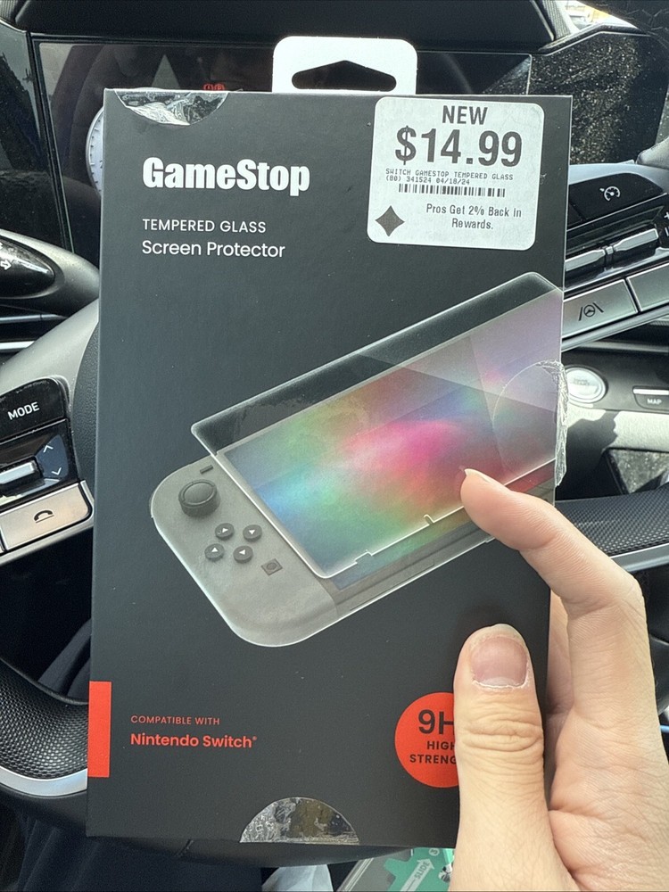 GameStop Nintendo Switch Tempered Glass Screen Protector