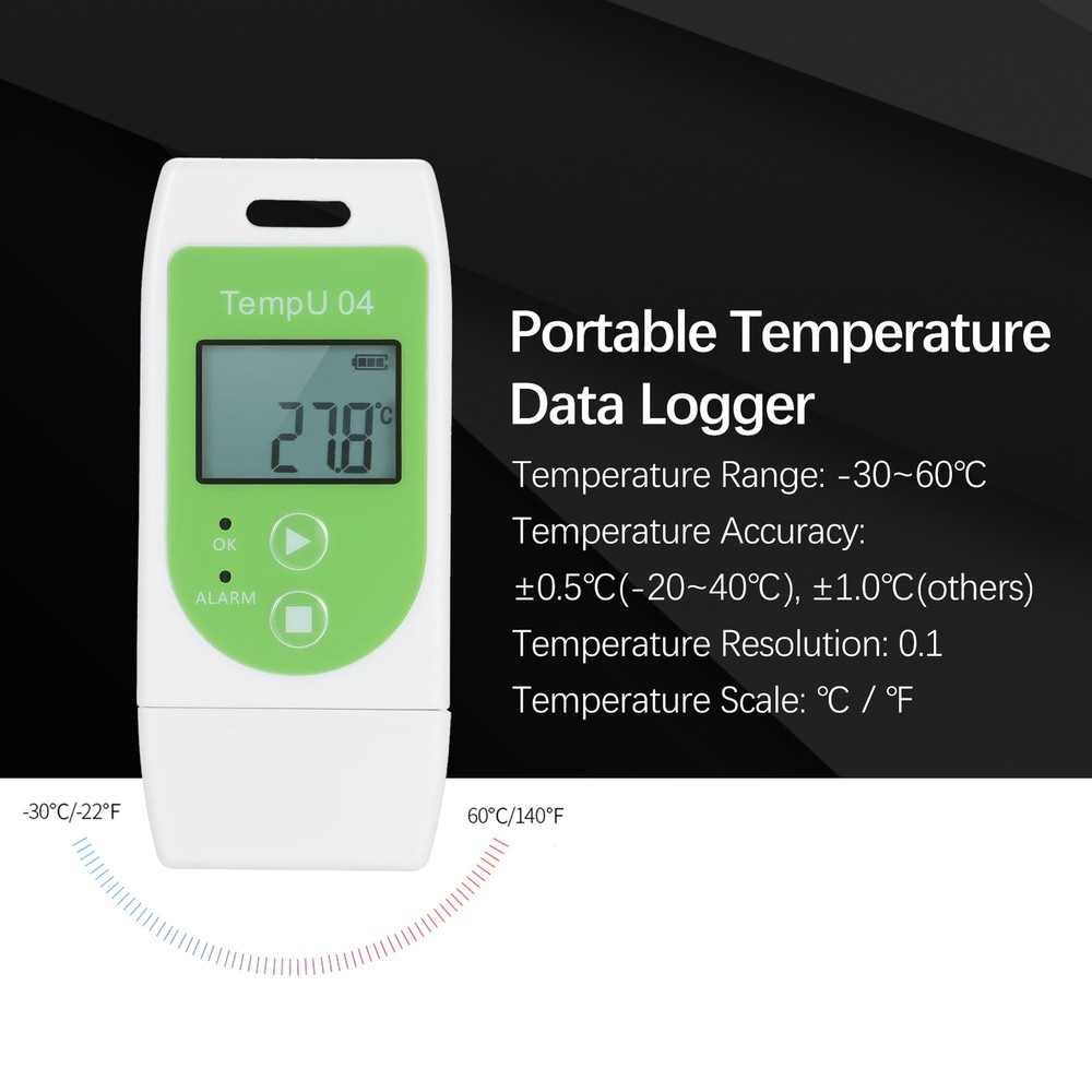 KKmoon Data Logger Multi-use USB Datalogger Reusable TEMP N2O7