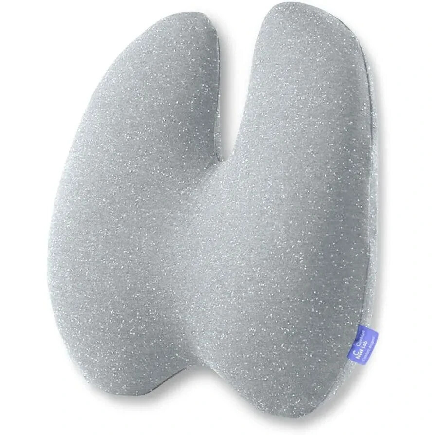 Cushion Lab Pressure Relief Seat Cushion and Extra Dense Lumbar Pillow Grey