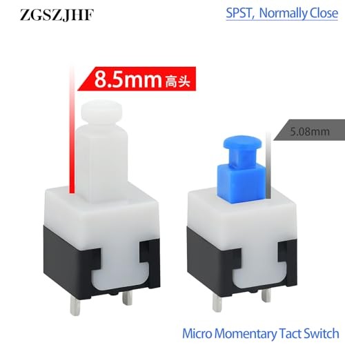 2Amp Mini Momentary Push Button Switch 1 Normally Closed 1NC Brake Switch 8 *