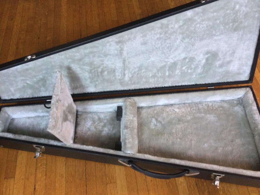Vintage Guitar Case irregular V shape - for solid body / teardrop body