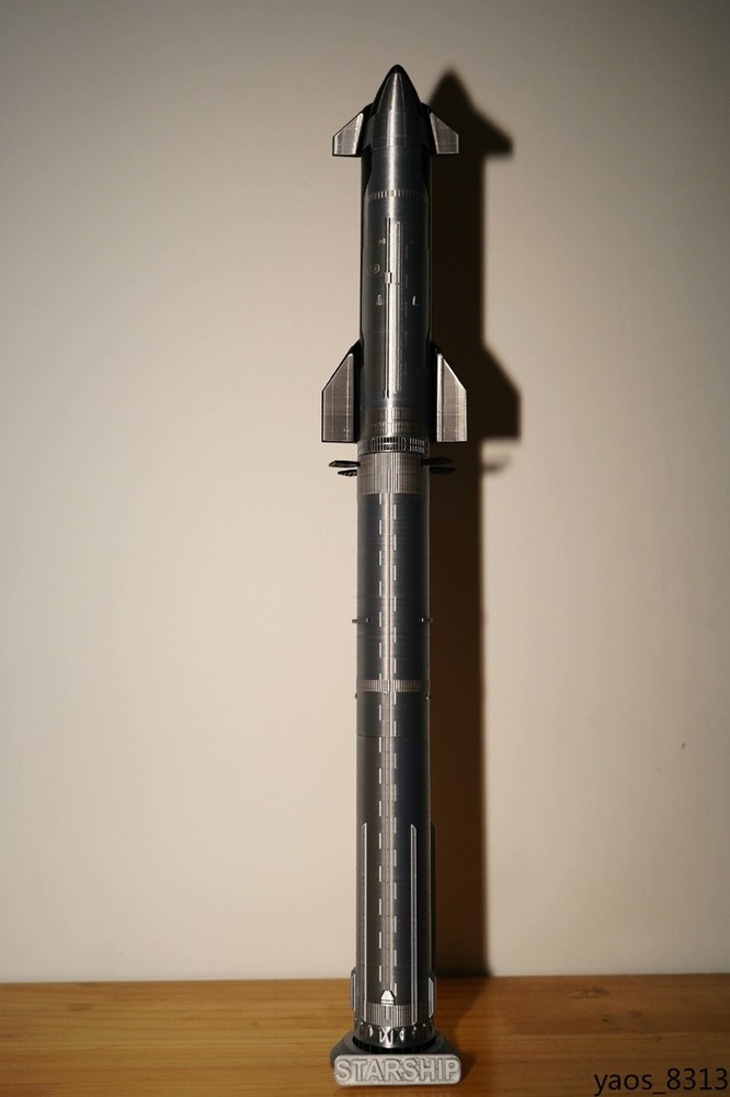 1:200 SpaceX Starship Super Heavy Propulsion Rocket Model