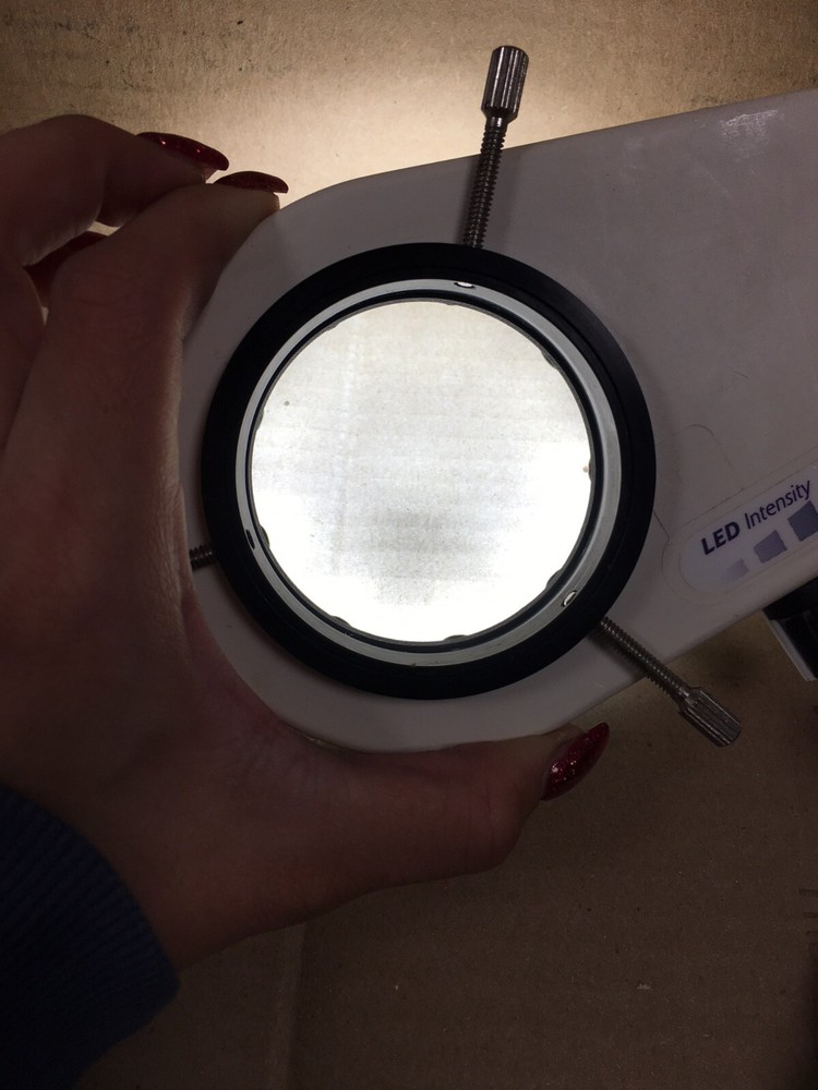 Micro-Lite LV2000 LED Microscope Ring Illuminator, ID: 2.35" (TESTED)