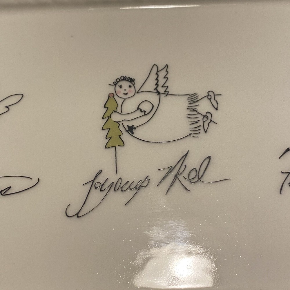 Foreside Merry Christmas Serving Tray Platter