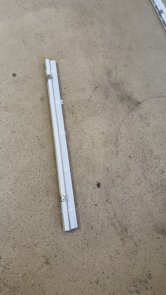 White Plastic Plantation Blind Shutter Slats/Panels with Hinges/Hardware