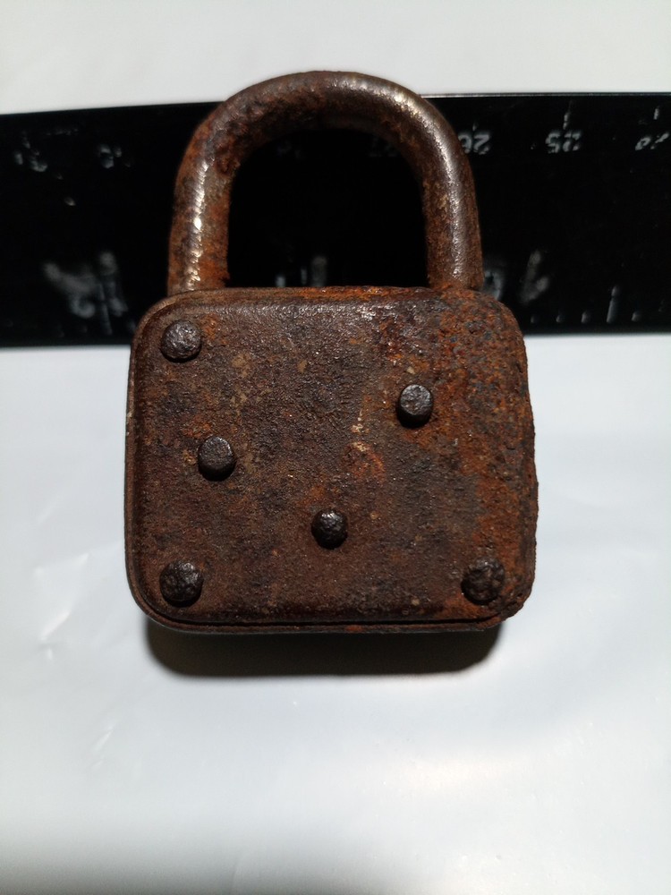Antique Rusted Padlock