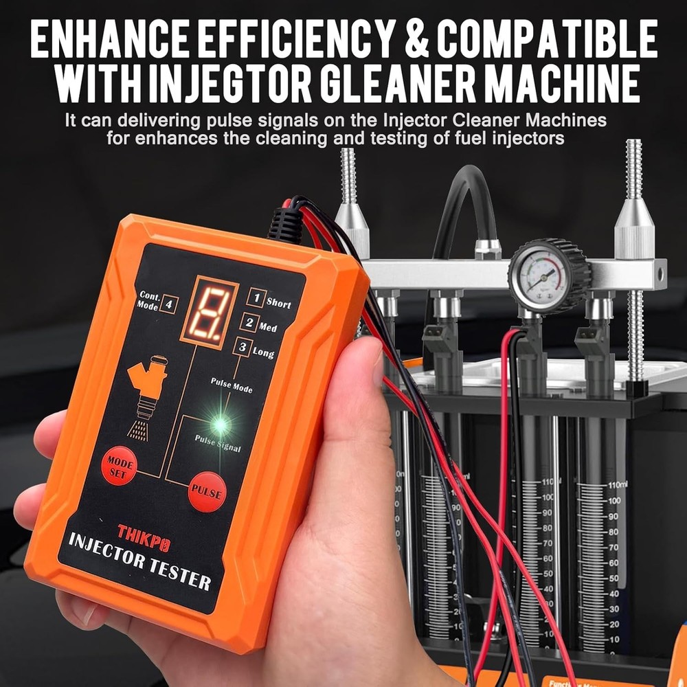 Professional Injector Tester & Cleaner Set: 2 Injectors Simultaneously & Safe