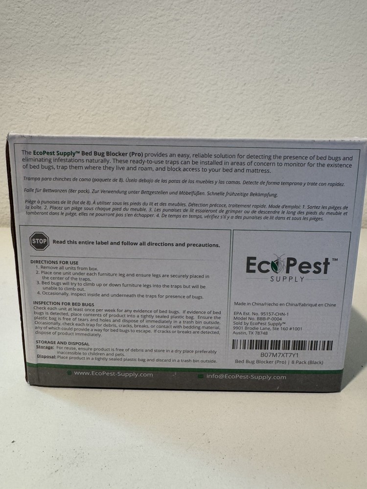 Bed Bug Interceptors – 8 Pack | Bed Bug Blocker (Pro) Interceptor Traps | Insect