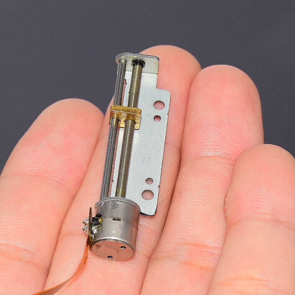 Mini 2-phase 4-wire Mini Stepper Motor Micro linear Screw Shaft Position Slider