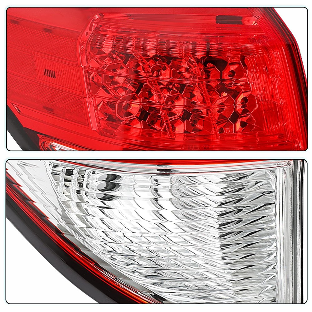 LED Tail Light Assembly for 2016-2022 HRV Left Driver Side Red Clear