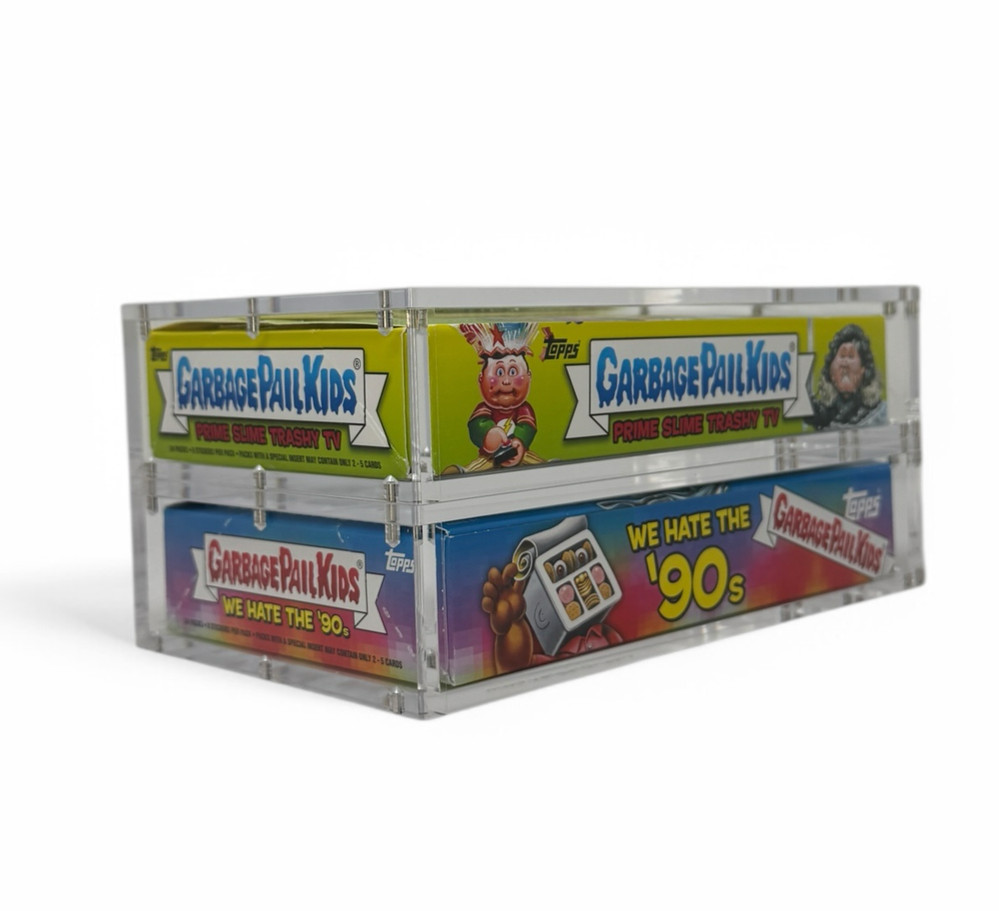 Stackable Acrylic Display Case w/ Magnetic Lid for GPK Collector Upper Deck
