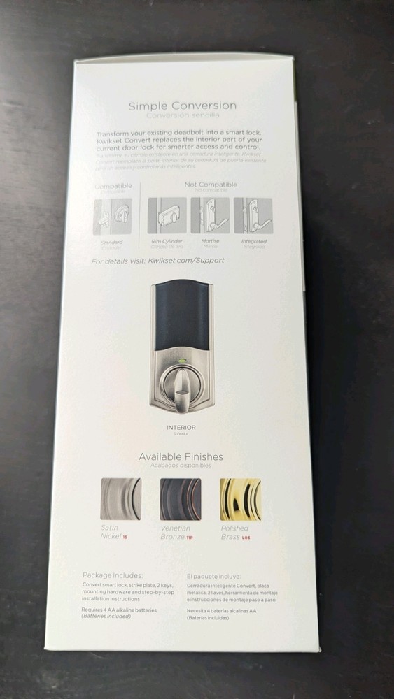 Kwikset Convert Connected Smart Lock - Zigbee Compatible