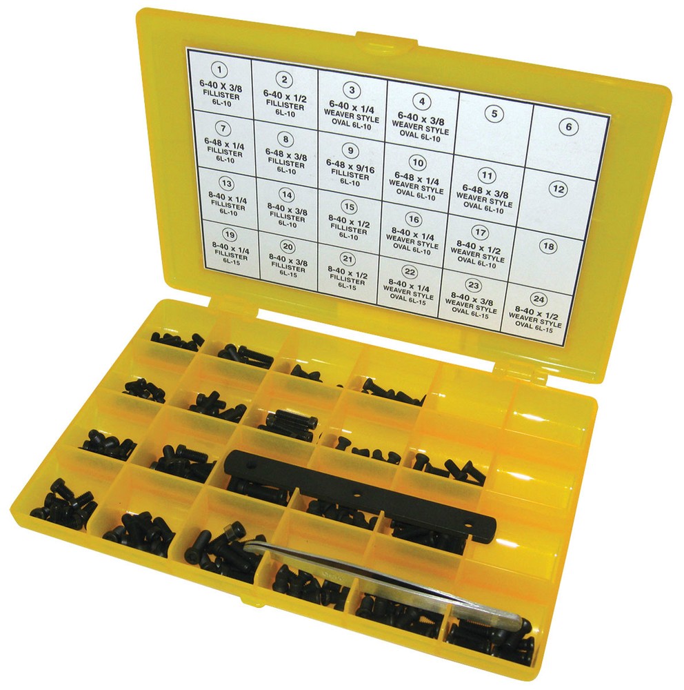 Pachmayr Master Gunsmith 202 Piece Scope Ring & Base Screw Kit-03061