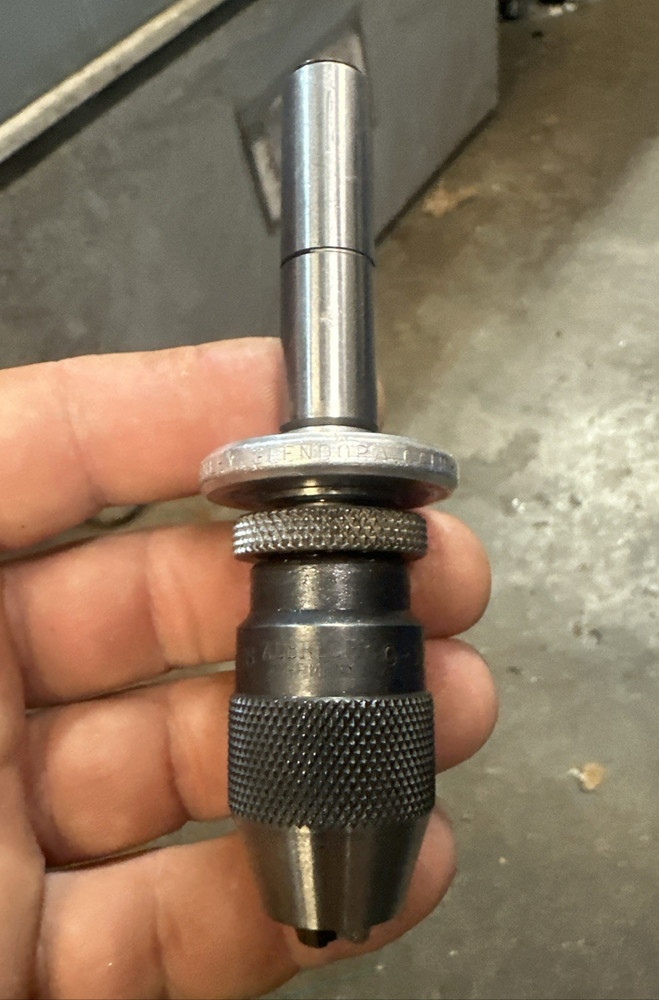 Albrecht 1/8” Sensitive Feed Spring Finger 1/2” Straight Shank Drill Chuck