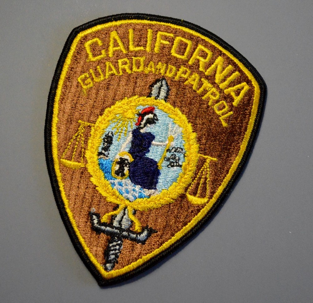 California Guard and Patrol Private Security Brown Patch +++ Mint CA