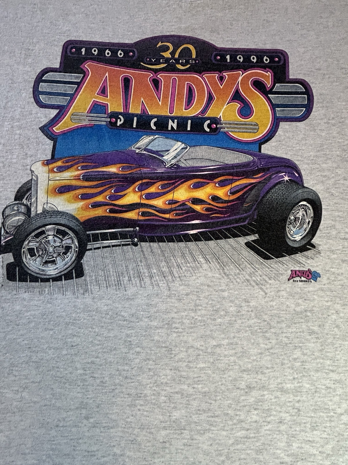 Vintage Andy’s Picnic 30 Years “End of An Era!” T-Shirt XXL