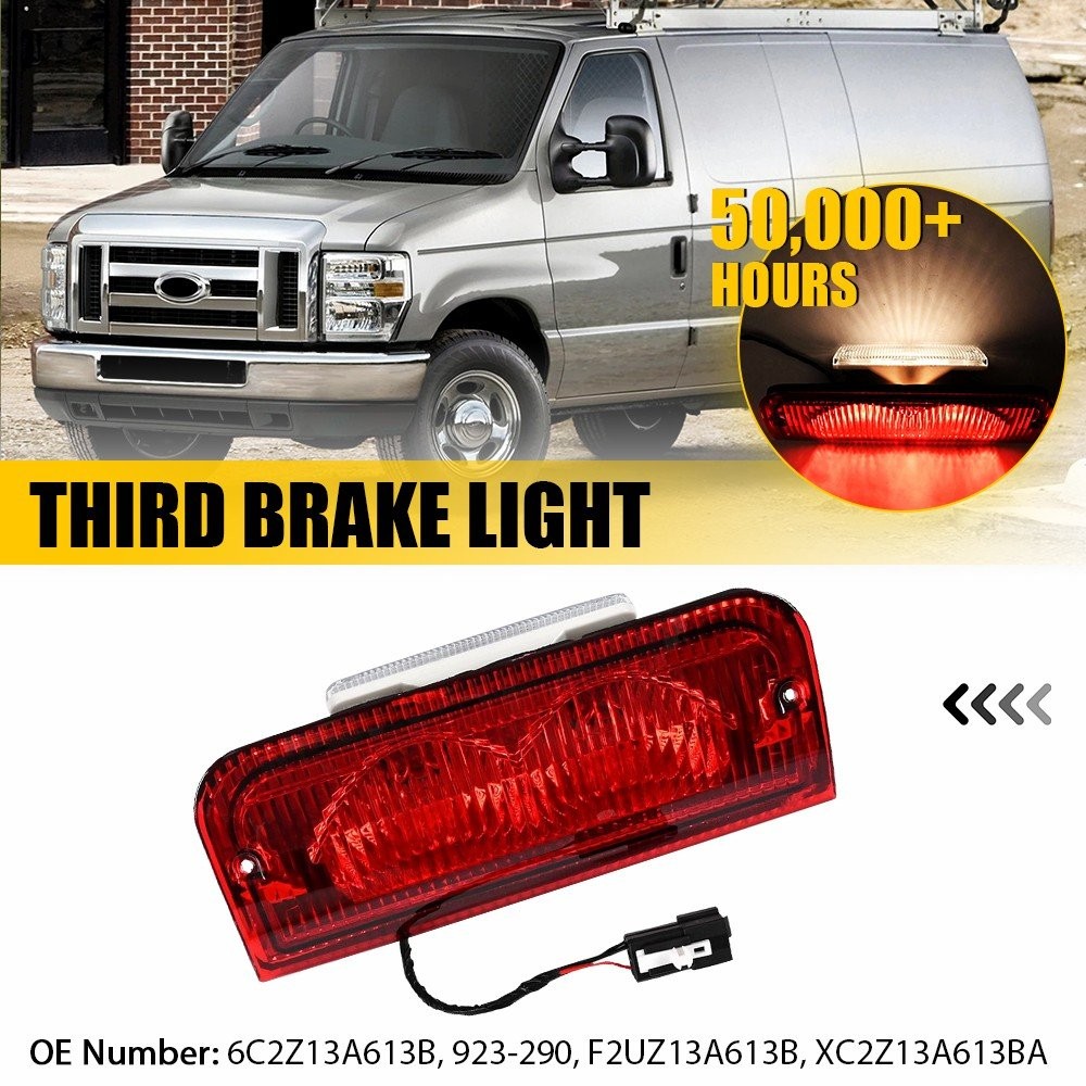 Roof Center Mount Third Stop Brake Light Fits Ford E-150 E-250 E-350 E-450 EAA