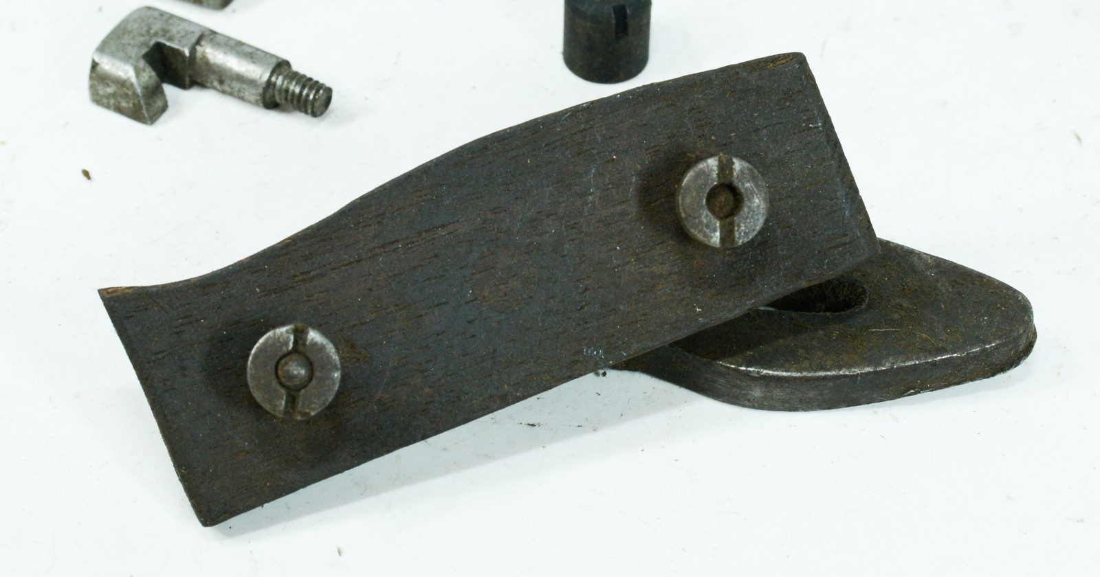 LOT WWI British Pattern 1903 1907 Bayonet Grips Nuts Lugs Springs & Guard Parts