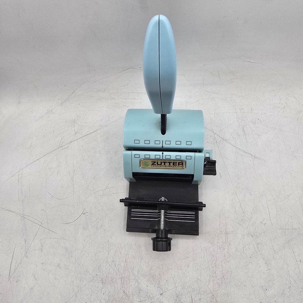 Zutter Bind-It-All Baby Blue Scrapbooking Binder Punch Bind Machine Only