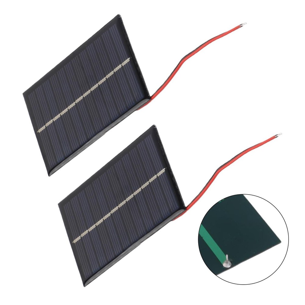 DIY Projects 6V Solar Panel 15CM Cable Compact Size 90*60*3MM Easy Installation