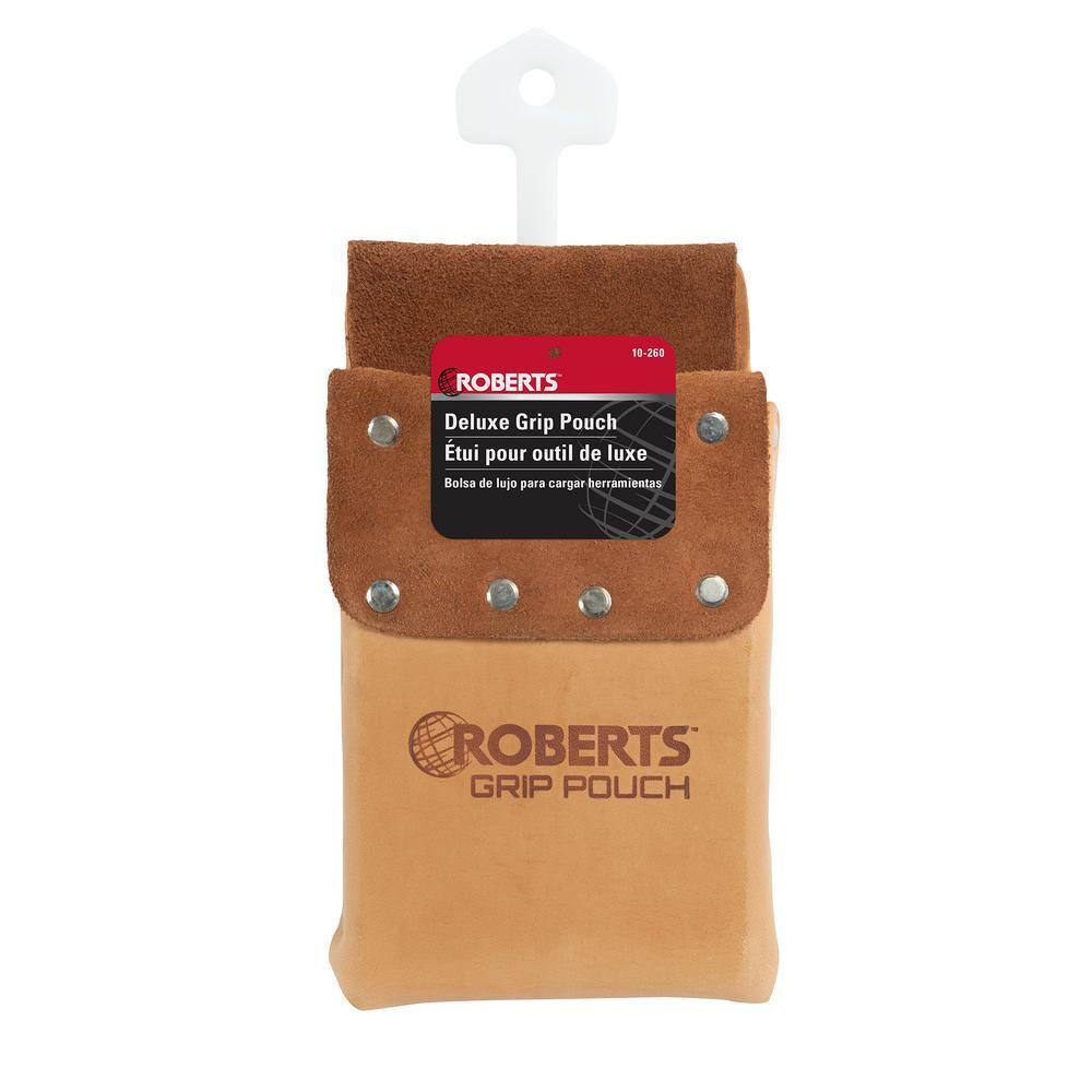 Deluxe Leather Grip Carpet Knife and Tool Pouch