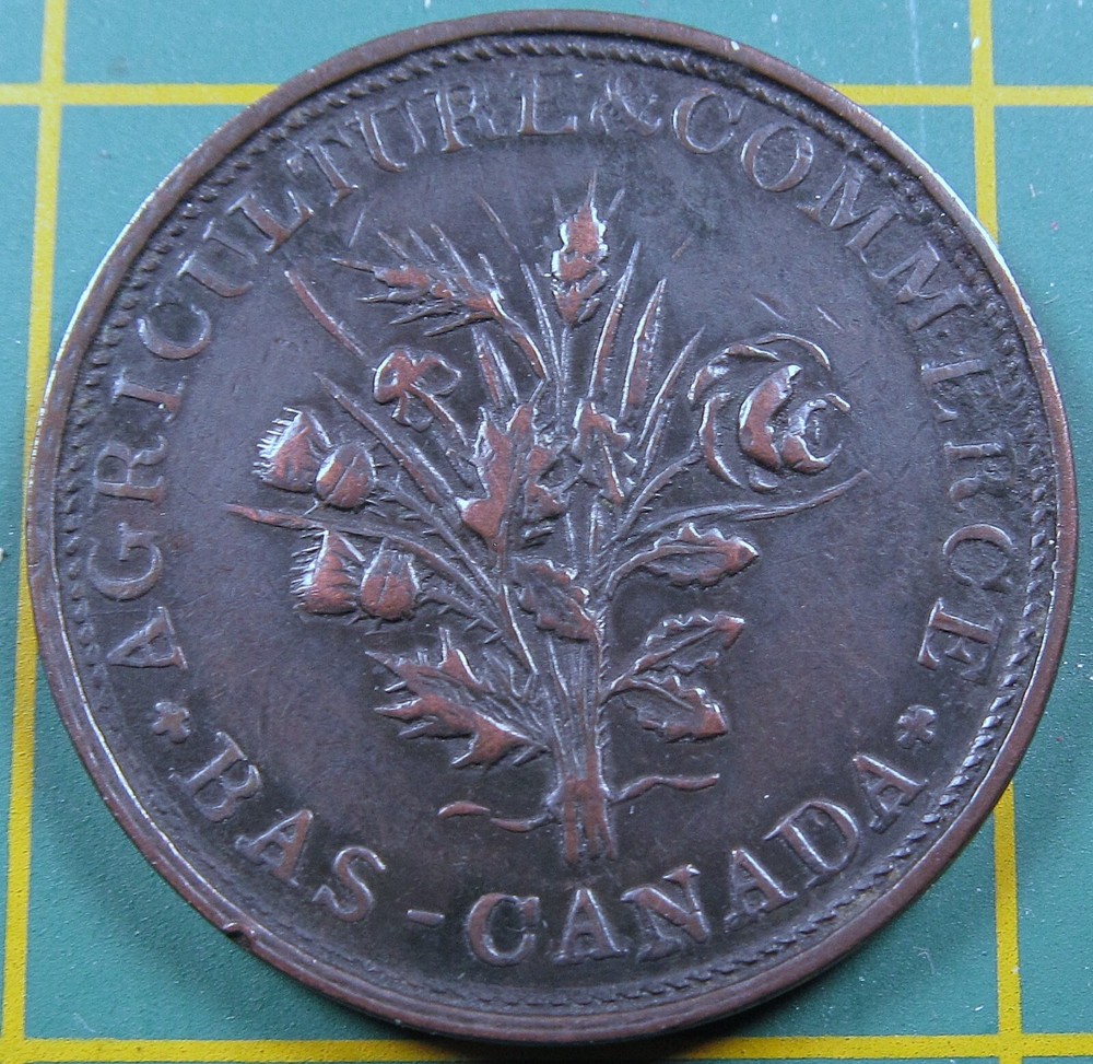 Lower Canada Un Sou Token LC-28