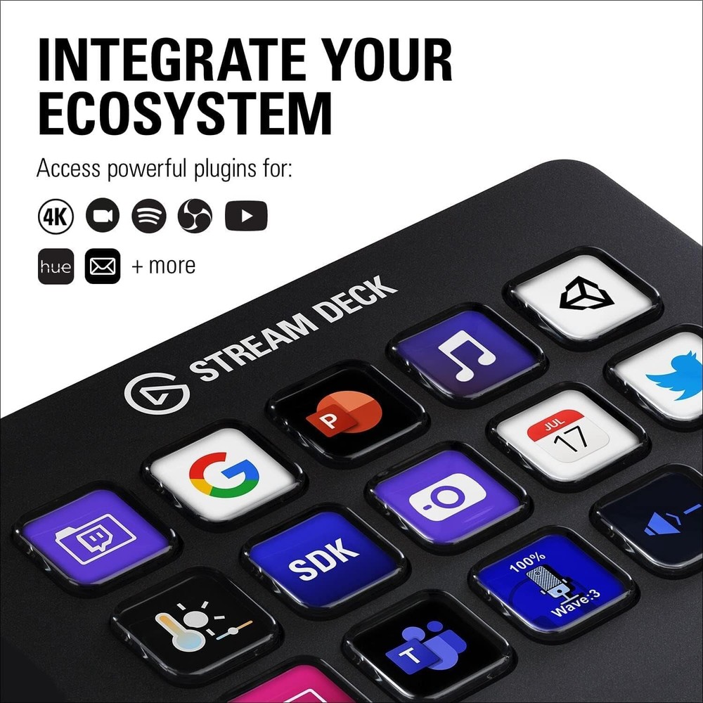 Stream Deck MK.2 - One-Touch 15 Key Controller for Streamlined Content Creation