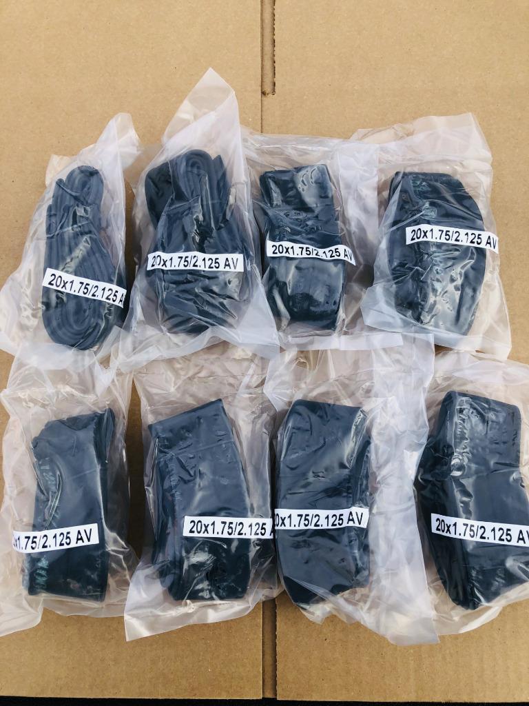 LOT OF 8 Bicycle Inner Tubes 20x1.75 20x1.95 20x2.125 BMX DURO 20"