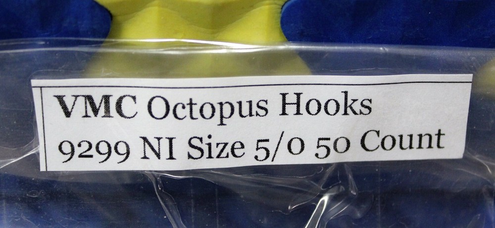 VMC Octopus Hook 9299 NI Size 5/0 50 Count